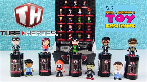 tube heroes mystery figure packs unboxing toy review pstoyreviews youtube