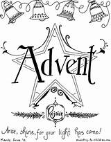 Advent Coloring Pages Printable Wreath Christmas Hope Calendar Worksheets Print Candles Season Kids Sunday Sheets Children Color Sheet Activities Preschool sketch template