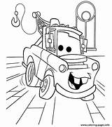 Coloring Pages Cars Mater Mcqueen Disney Tow Lightning Movie Printable Color Kids Drawing Colouring Print Truck Carnival Animals Pixar Matter sketch template