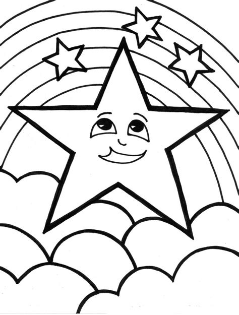rainbow coloring pages  childrens printable