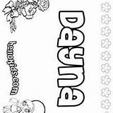 Coloring Pages Dayna Dayana Hellokids Deanna Name sketch template