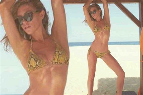 Abbey Clancy Leaves Nothing To The Imagination As She Sizzles In Skimpy