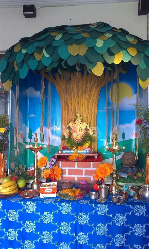 images  ganpati decorations  pinterest