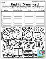 Verbs 2nd Adjectives Nouns Verb Noun Adjective Pronoun Pronouns Identifying Packet Themoffattgirls sketch template