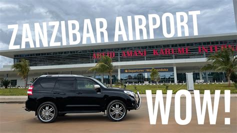 zanzibar  airport  opening youtube