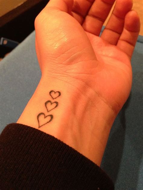 hearts tattoos on wrist tiny love hearts tattoo on tattoos and