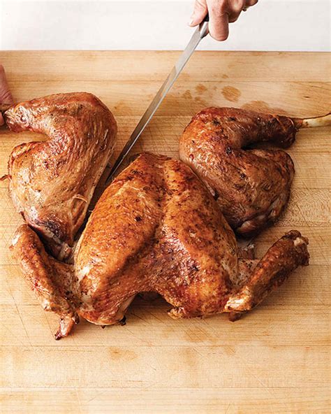 How To Spatchcock A Turkey Martha Stewart