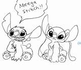 Stitch Angel Coloring Pages Color Stich Drawing Printable Getdrawings Deviantart Print Template Getcolorings sketch template