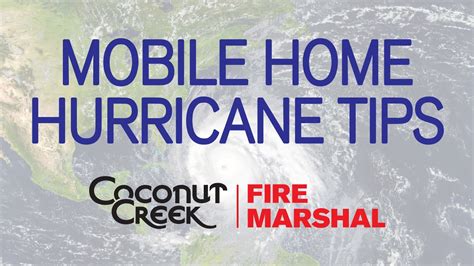 mobile home hurricane preparedness tips youtube
