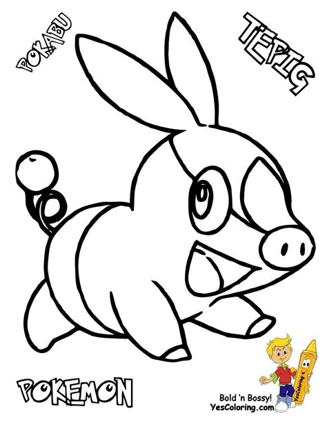 pokemon tepig coloring pages   thousand photographs
