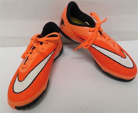 nike youth hypervenom  bright neon orange white indoor soccer shoes ebay link soccer