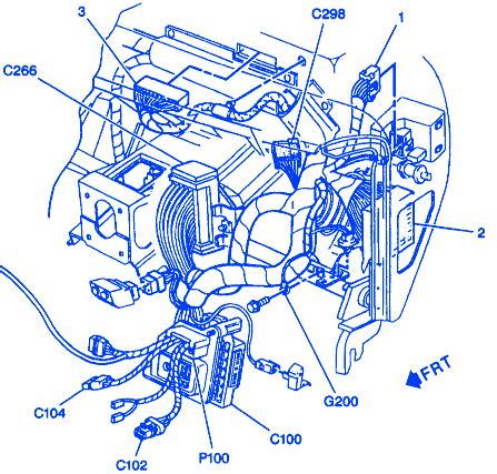 chevrolet astro  engine electrical circuit wiring diagram carfusebox