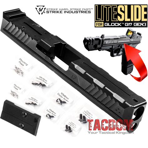 Strike Industries Lite Slide For Glock 17 Gen 3 And P80 Pf940v2