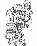 Coloring Despicable Pages Family Minion Kids Minions Royalty Color Printable Print Colorings Watercolor Clipart Disney Lichtenstein Roy Popular Books Getdrawings sketch template