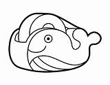 Tape Coloring Adhesive Whale Coloringcrew sketch template