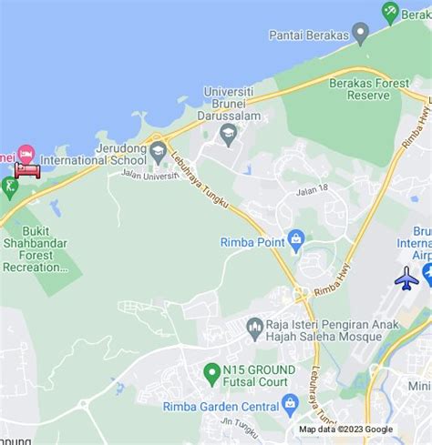 brunei google  maps