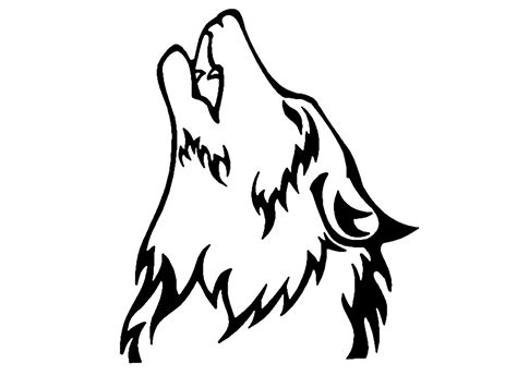 wolf head drawing  getdrawings