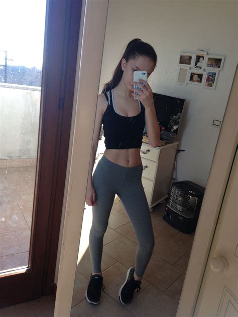 Gym Fitness Motivation Abs Girl Tumblr Selfie