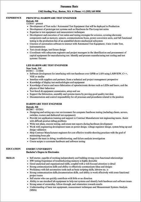 year experience resume sample  testing resume  gallery
