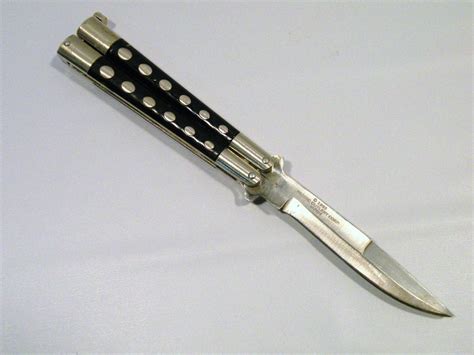 Big Vintage Butterfly Knife Bali Song Pacific Cutlery 1985 Etsy