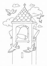 Pasqua Campana Pasquali Campanile Campane Pasquale Mercato Drogbaster Biglietti Disegnare Oggetti Dipingere Letizia sketch template