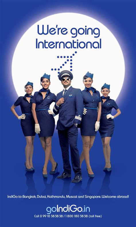 indigo airlines announces international service   musical advertising campaign india
