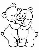 Bear Family Coloring Pages Cartoon Bears Mothers Printable Proud Drawing Animal Mother Cliparts Clipart Color Sheknows Kids Sheets Print Colouring sketch template