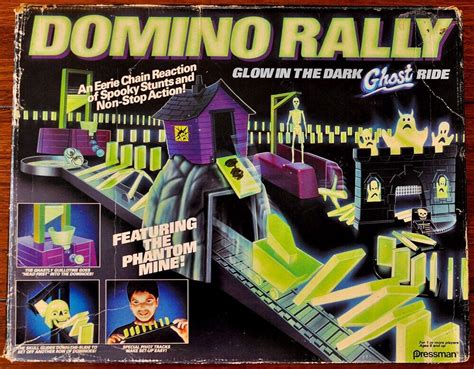 domino rally glow in the dark ghost ride nostalgia