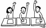 Hand Raising Clipart Student Raise Hands Put Raised Active Cliparts Clip Help Class Someone Library Pick Classroom Else Know Daily sketch template