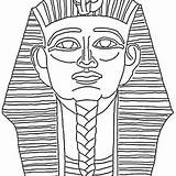 Pharaoh Tutankhamun Hellokids sketch template
