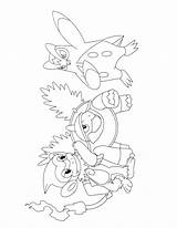Coloring Pokemon Pages Grotle Print Kids Coloringtop sketch template