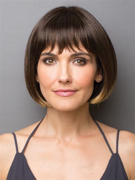 Classic Chin Length Bob Style Wigs With Full Bang Best