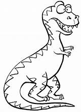 Rex Coloring Dinosaur Pages Trex Kids Funny Clipart Tyrannosaurus Colouring Printable Cliparts Cartoon Iguanodon Clip Animal Sheets Outlines Head Fun sketch template
