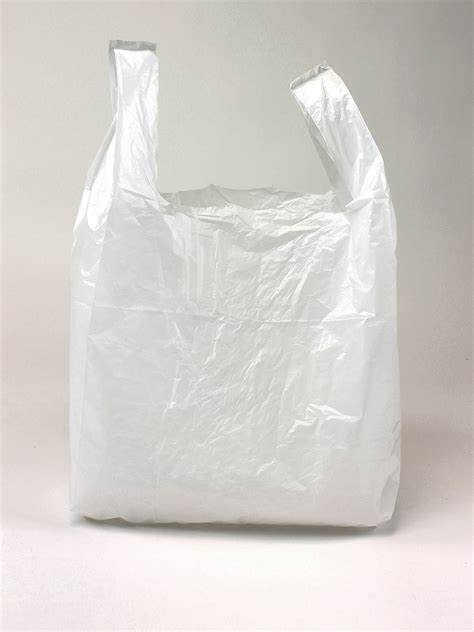white vest carrier bags polythene shopping bag