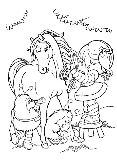 rainbow brite coloring pages getcoloringpagescom sketch coloring page