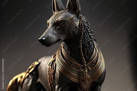 anubis is an ancient egyptian god the deity of the underworld lords