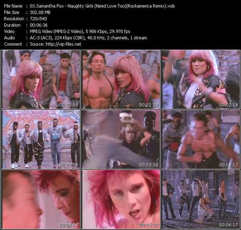 samantha fox naughty girls need love too rockamerica remix download music video clip