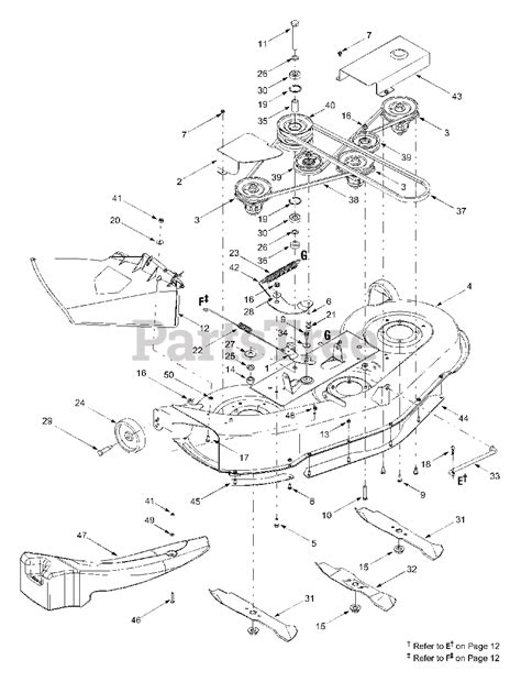 bolens lawn mower parts diagram