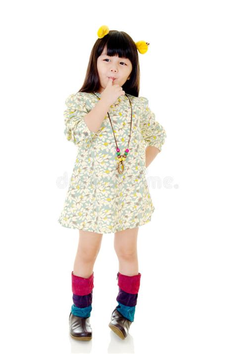 lovely asian girl posing stock image image of attire 39545195