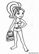 Polly Maillot Coloriage Bain Plage Avec sketch template