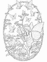 Adults Coloriage Fairies Fee Konstantinos Fée Papillons Ritorno Infanzia Adulti Enfance Retour Justcolor Categories Coloringonly sketch template