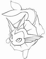 Vaporeon Pokemon Coloring Pages Line Drawings Cg Water Deviantart Cute Printable Type Easy Getdrawings Cool Fan Choose Board Popular sketch template