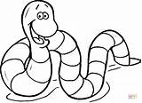 Earthworm Coloring Worm Pages Cartoon Earthworms Inchworm Printable Color Ver Terre Coloriage Supercoloring Worms Crafts Drawing Animals Cartoons Insect Inch sketch template