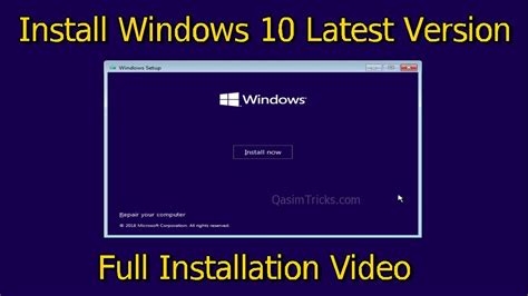 install windows  full step  step guide