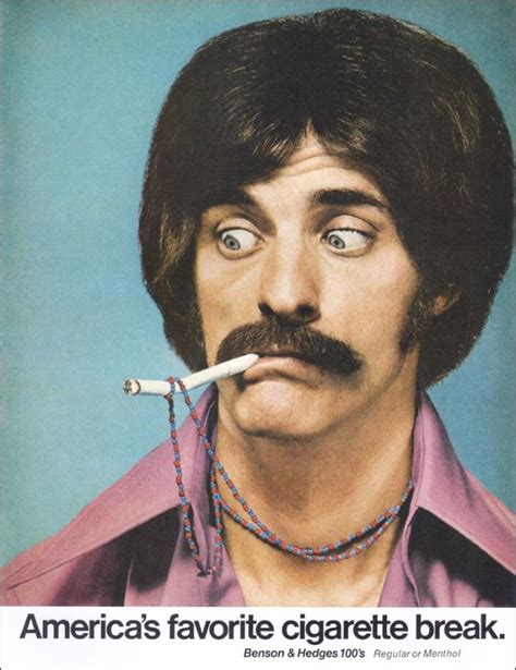11 Pornstache Cigarette Ads From The 1970s ~ Vintage Everyday