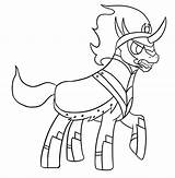 Sombra Coloring King Mlp Pony Little Krol Pages Template sketch template