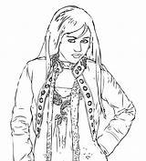 Coloring Pages School High Musical Montana Hannah Celebrity Hannah1 Books Printable Q1 Popular sketch template