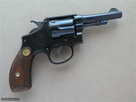 1914 Smith And Wesson Mandp Model 38 Special Revolver Round