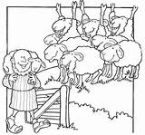 Sheep Lost Coloring La Da Parables Pages Parable Bible School Pecorella Colorare Sunday Jesus Disegni Parabola Three Crafts Luke Craft sketch template