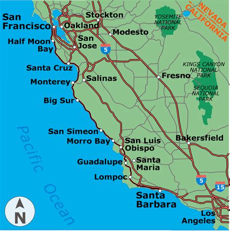 map  hwy  california topographic map  usa  states